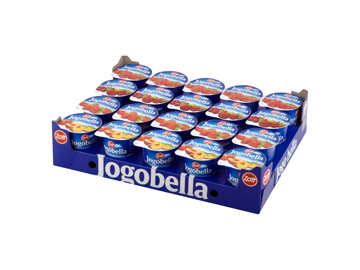 Zott Jogobella jogurt classic (broskyňa, višňa, malina, jahoda) chlad. 20x150 g