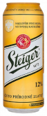Steiger pivo 12° 500ml PLECH