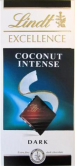 Lindt Excellence coconut čokoláda 100g