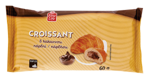 Fine Life Croissant s kakaovou náplňou 60g