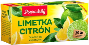 BOP Limetka a citrón ovocný čaj 40g